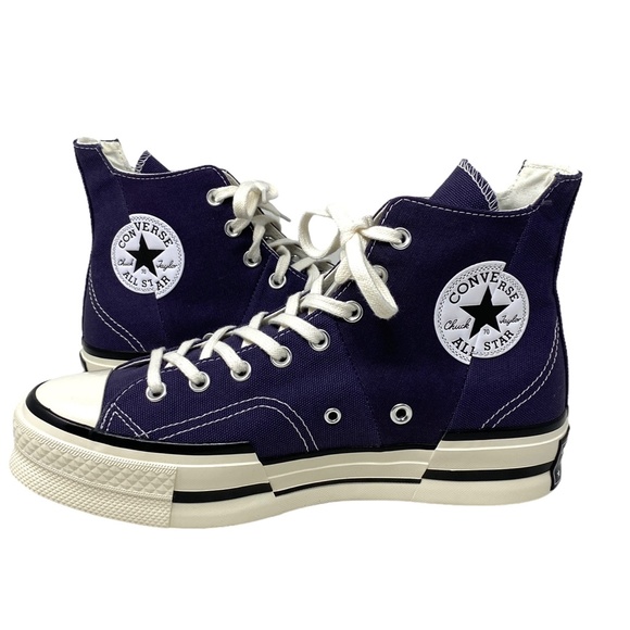 Converse Chuck Taylor 70 Plus High Top Canvas Purple Women’s Sneakers A00866C - Picture 5 of 9
